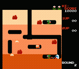 Dig Dug screenshot 5 for Famicom